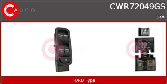 CASCO INTERRUTTORE ALZAVETRO  FORD