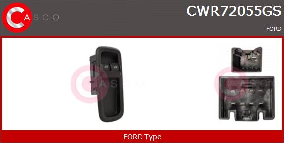 CASCO INTERRUTTORE ALZAVETRO  FORD