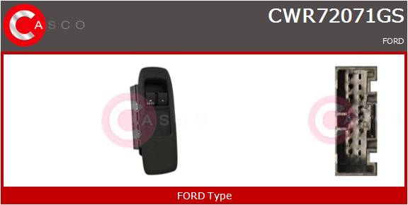 CASCO INTERRUTTORE ALZAVETRO  FORD