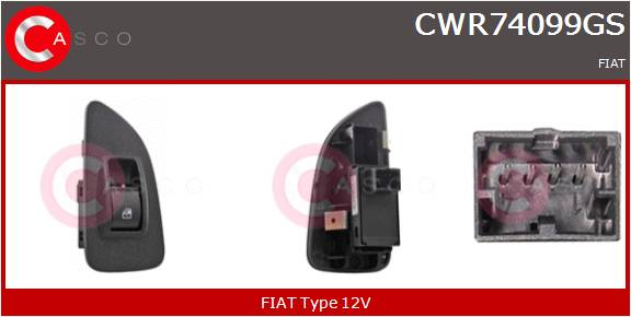 CASCO INTERRUTTORE ALZAVETRO  FCA