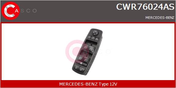 CASCO INTERRUTTORE ALZAVETRO  MERCEDES