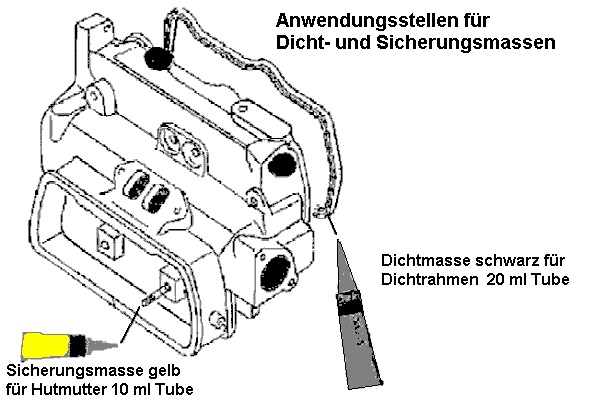 Kit guarnizioni, testata ELRING 692.664