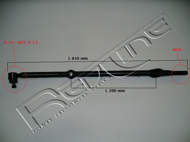 Barra sterzo REDLINE 40JE005
