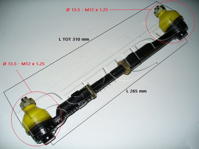Testa barra d'accoppiamento REDLINE 40NI010
