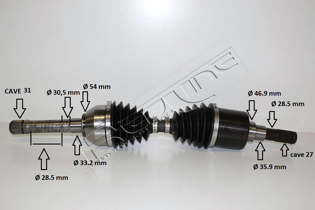 Albero motore/semiasse REDLINE 45TA006