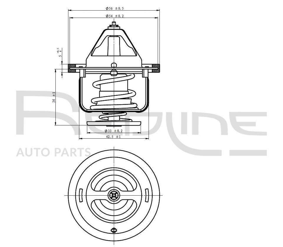 Termostato, refrigerante REDLINE 55HY003