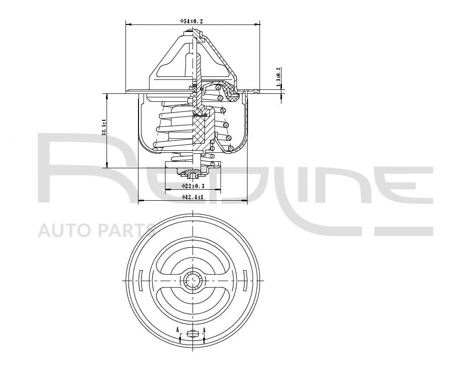 Termostato, refrigerante REDLINE 55IZ000