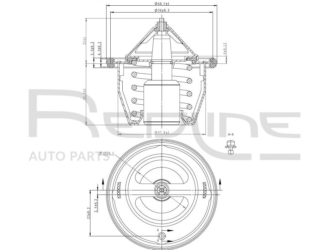 Termostato, refrigerante REDLINE 55SU000