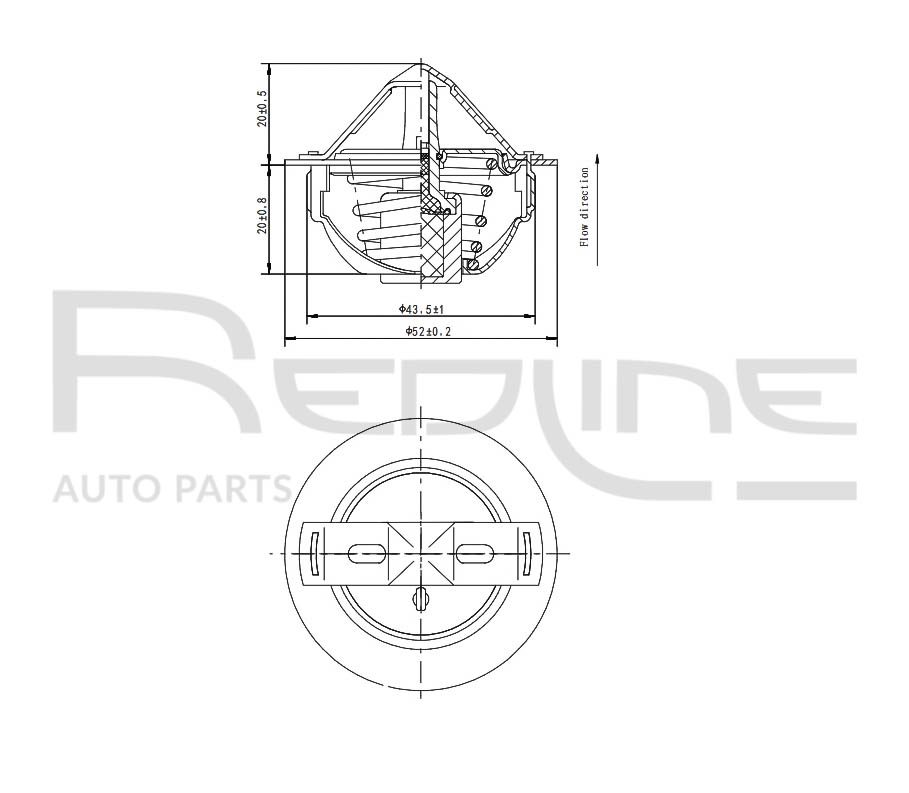 Termostato, refrigerante REDLINE 55SZ006