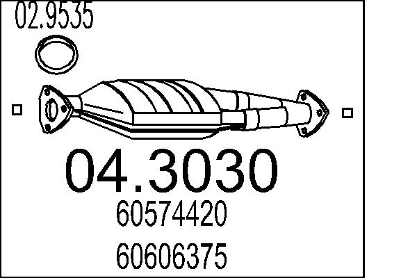 CATALIZZATORE ALFA.155