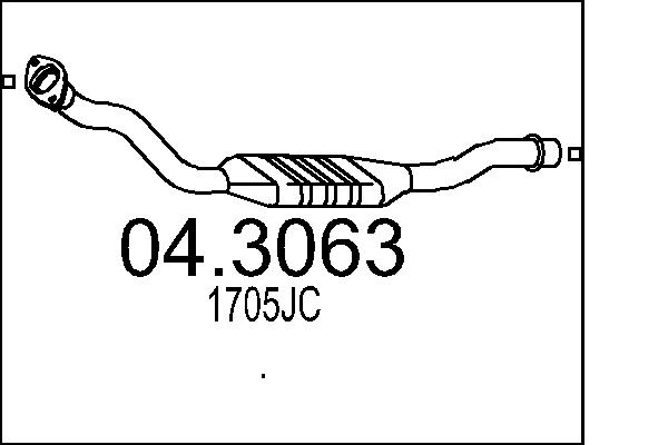 CATALIZZATORE CITR.XSARA 2.0