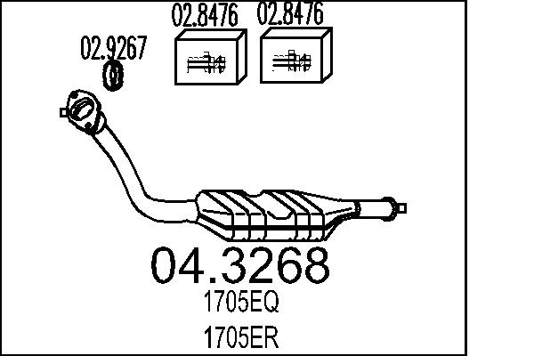 CATALIZZATORE PEUG.806 2.0 HDI
