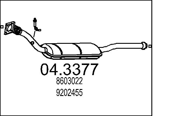 CATALIZZATORE VOLV.S70 V70 2.0