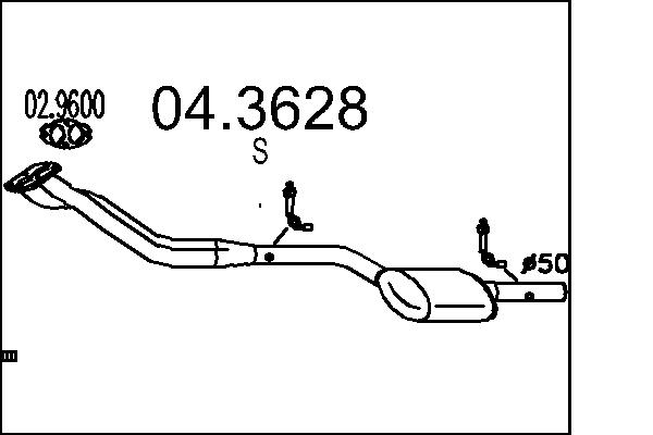 CATALIZZATORE BMW .316I 318I
