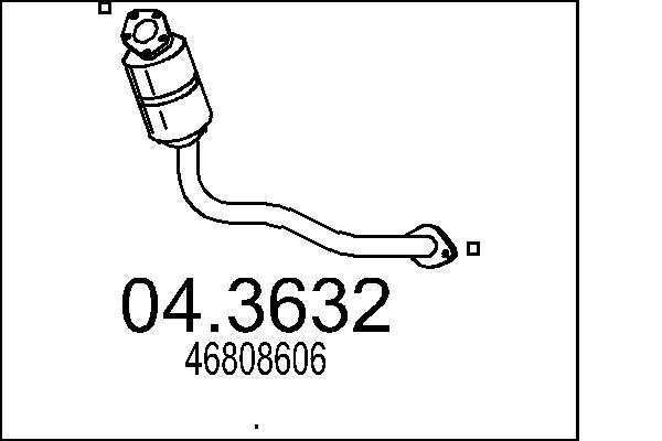 CATALIZZATORE FIAT.BRAVO 1.6 100 16V