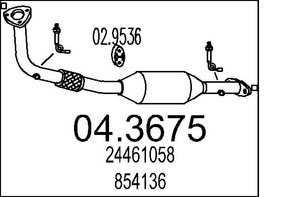CATALIZZATORE OPEL.VECTRA B 2.2 16V