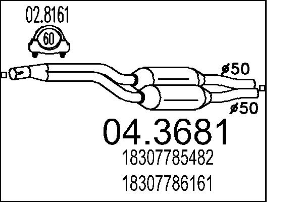 CATALIZZATORE BMW .330 TD