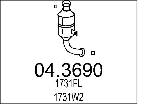 CATALIZZATORE CITR.C2 1.4 HDI