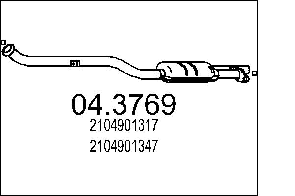 CATALIZZATORE MERC.E270 E320