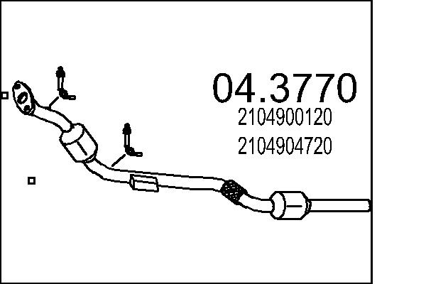 CATALIZZATORE MERC.E280
