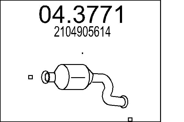 CATALIZZATORE MERC.E320 CDI