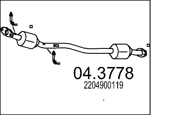 CATALIZZATORE MERC.S280 S320