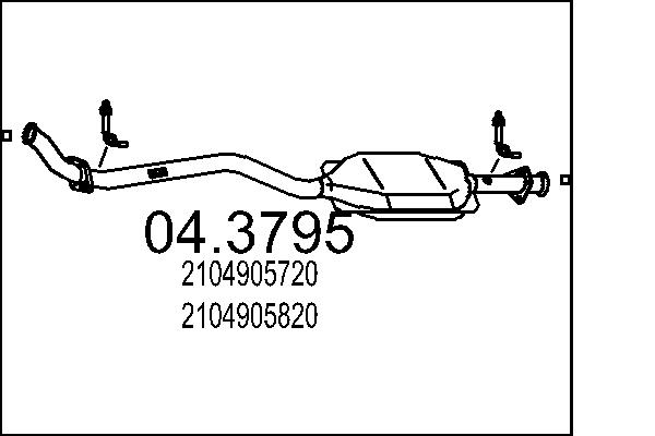 CATALIZZATORE MERC.E200 COMBI