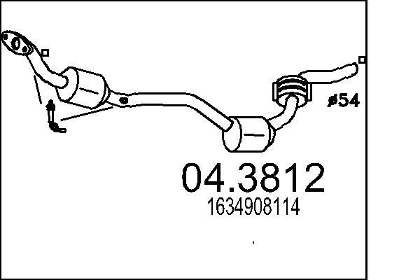 CATALIZZATORE MERC.ML 320 3.2