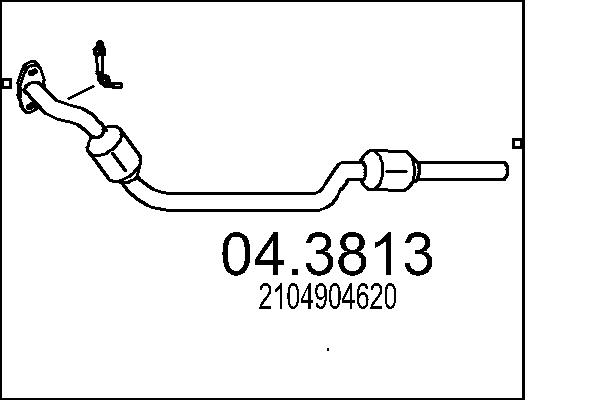 CATALIZZATORE MERC.E320 V6 18V