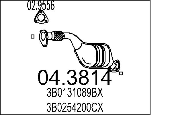 CATALIZZATORE AUDI.A4 1.9 TDI