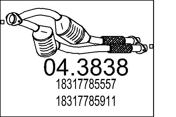 CATALIZZATORE BMW .525D