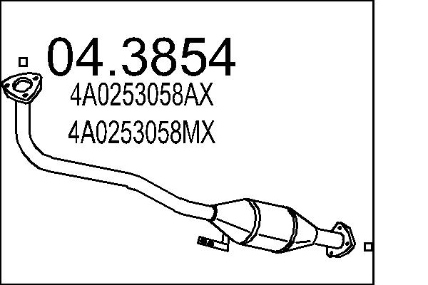 CATALIZZATORE AUDI.100 A6 2.8