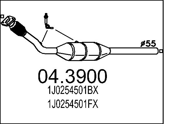 CATALIZZATORE AUDI.A3