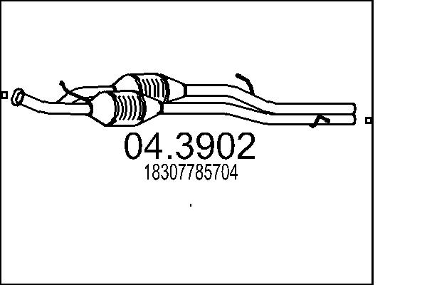 CATALIZZATORE BMW .X5 3.0 D