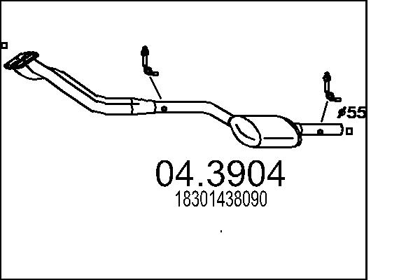 CATALIZZATORE BMW .Z3 1.9