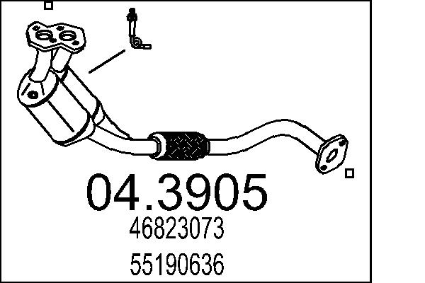 CATALIZZATORE ALFA.147 1.6 16V