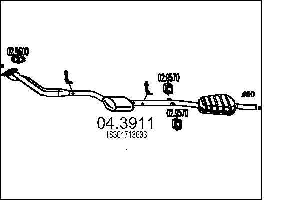 CATALIZZATORE BMW .316 1.9