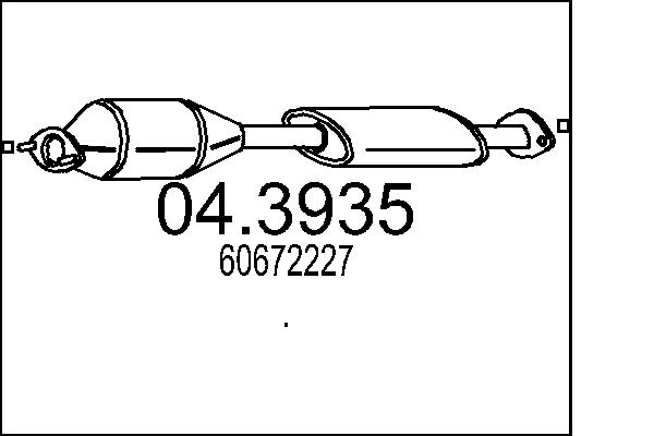 CATALIZZATORE ALFA.156 2.4 JTD