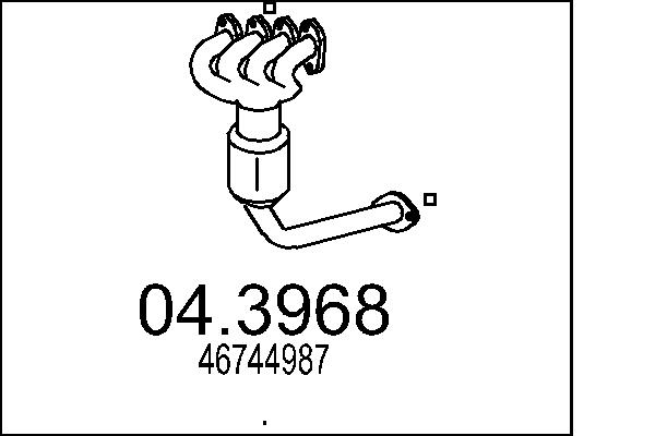 CATALIZZATORE FIAT.BRAVA 1.2