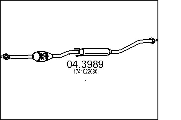 CATALIZZATORE TOYO.CELICA 1.8 16V