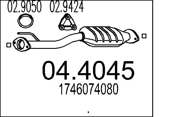 CATALIZZATORE TOYO.RAV 4 2.0