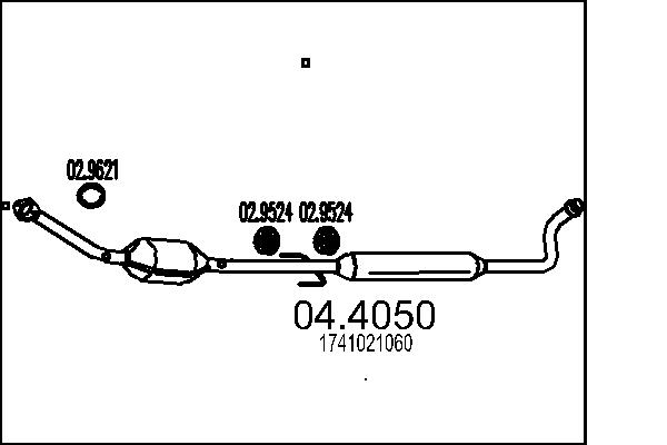 CATALIZZATORE TOYO.YARIS 1.3