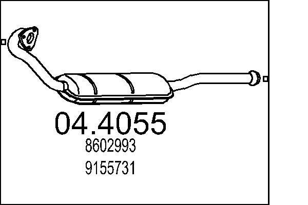 CATALIZZATORE VOLV.850 2.5TD