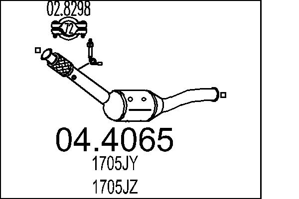 CATALIZZATORE PEUG.406 2.0I