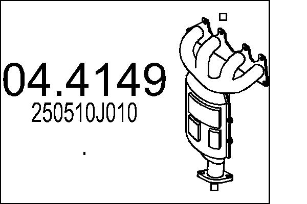 CATALIZZATORE TOYO.YARIS 1.3