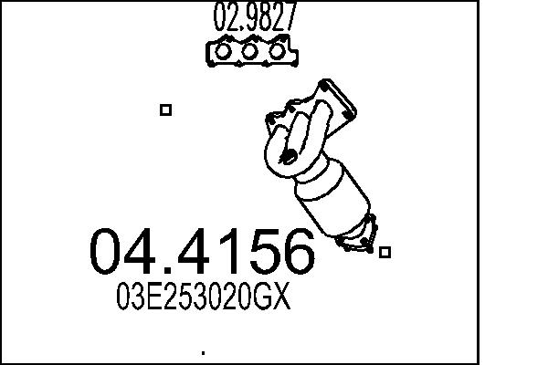 CATALIZZATORE SEAT.IBIZA 1.2