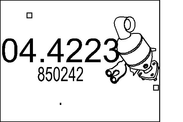 CATALIZZATORE OPEL.SIGNUM 1.9 CDTI