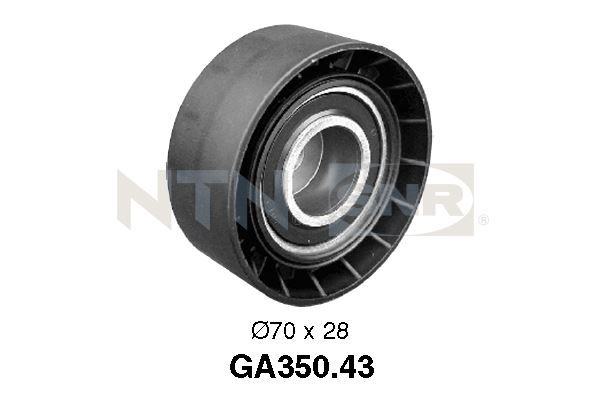 Galoppino/guidacinghia, cinghia poly-v NTN-SNR GA350.43
