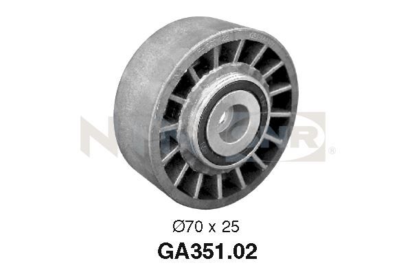 Galoppino/guidacinghia, cinghia poly-v NTN-SNR GA351.02