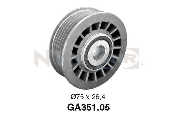 Galoppino/guidacinghia, cinghia poly-v NTN-SNR GA351.05